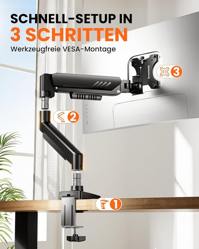 Thumbnail 4 de ErGear Monitor Halterung 13–34 Zoll