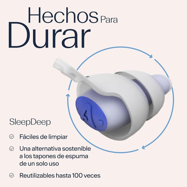 Thumbnail 4 de Alpine SleepDeep Tapones de Oídos para Dormir - S + M/L (2 Pares) - Tapones Antiruido 3D con Gel Supresor de Ruido - Filtros Suaves para Dormir de Lado - Reducen Ronquidos y Ruidos
