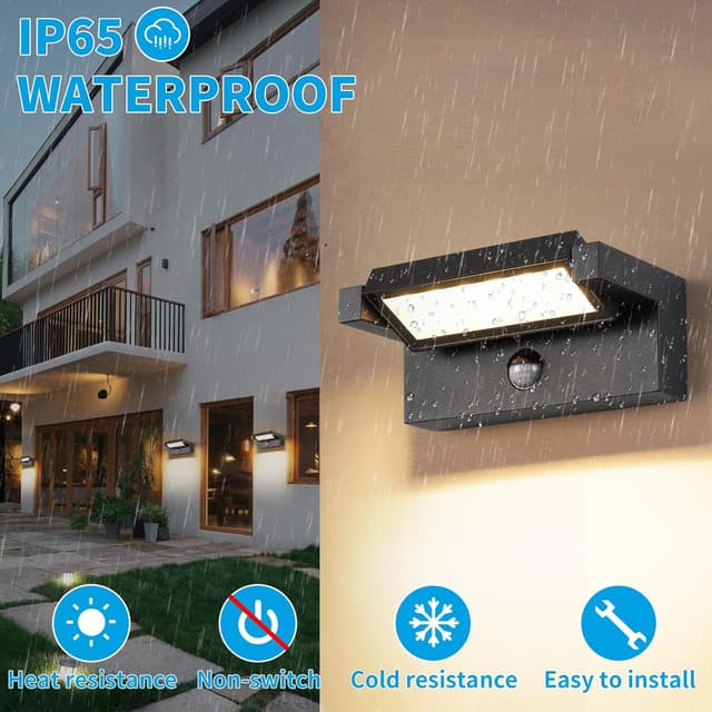 Thumbnail 4 de Lampada parete LED esterni sensore movimento 22W