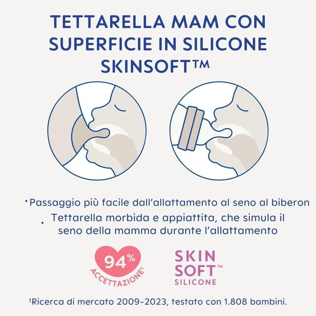 Detalle de MAM Easy-Active-Babyflasche 330 ml (Easy Active) – ergonomische Babyflasche mit Sauger Größe 3, ab 4+ Monaten