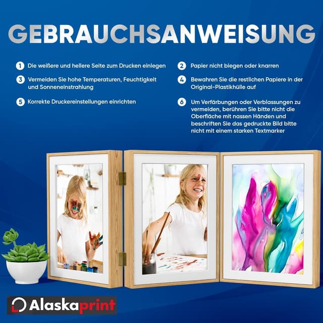 Detalle de 100 Blatt Fotopapier 13x18 glänzend (240 g/m²) für Tintenstrahldrucker