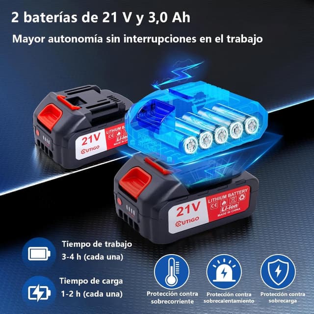 Thumbnail 4 de OUTIGO Tijeras de Podar Eléctricas 40 mm 800W