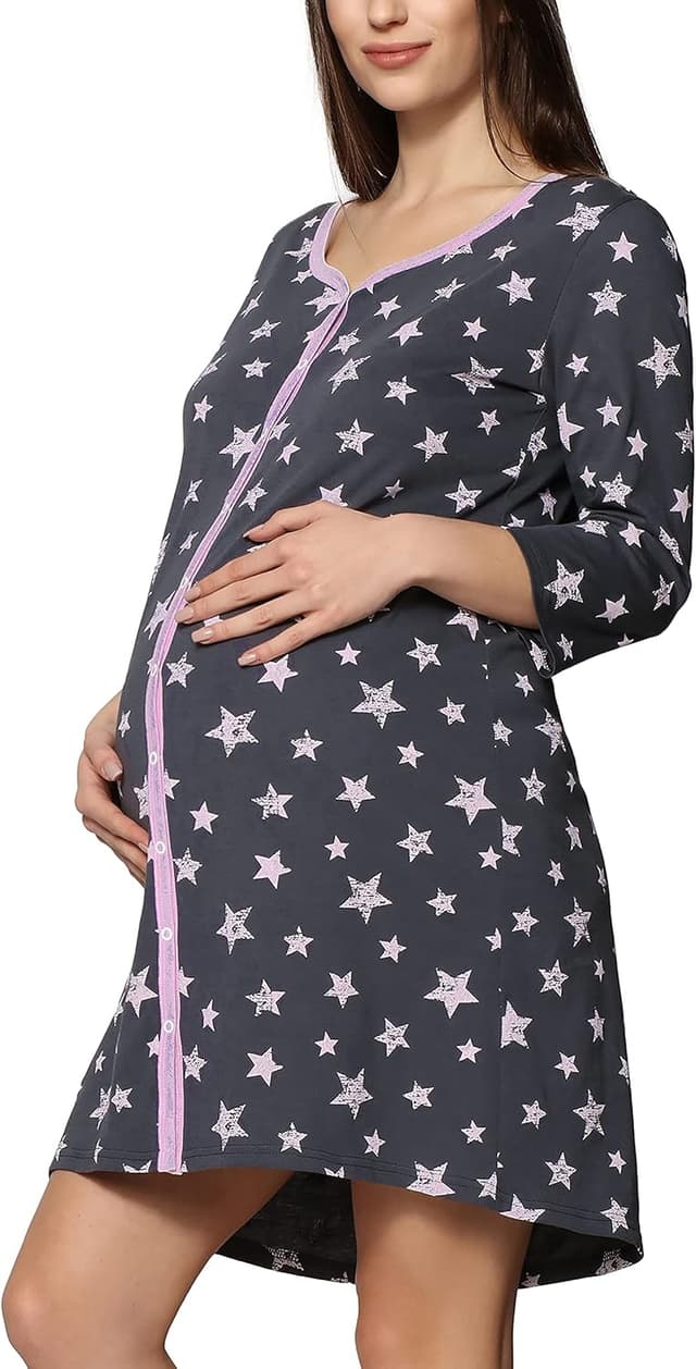 Thumbnail 6 de Camicia da notte maternità Be Mammy