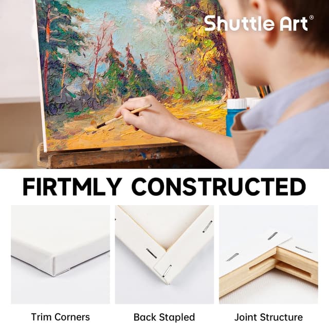 Detalle de Shuttle Art Leinwand Set 20 Stück 13 x 18 cm