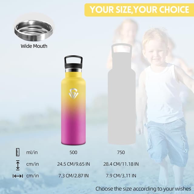 Thumbnail 4 de Gourde INOX 500 ML bouteille isotherme