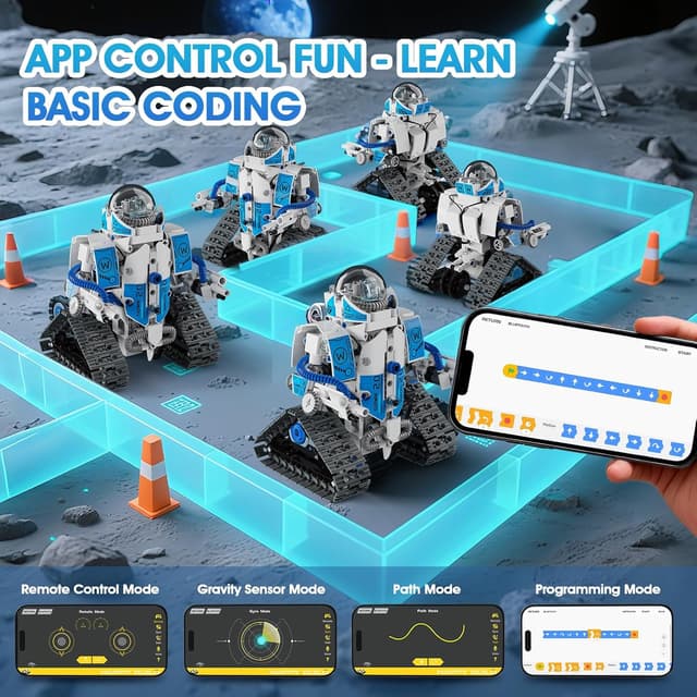 Thumbnail 4 de Sunrad Technic Roboter 6-in-1 Bauspielzeug