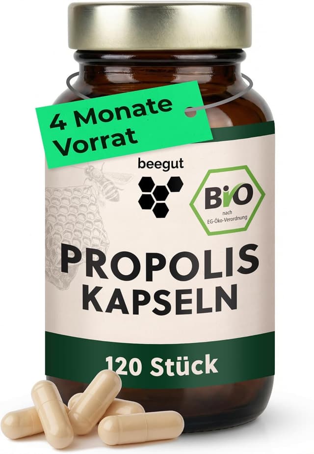 Thumbnail 6 de beegut BIO Propolis Kapseln (60 Kapseln) – BIO Propolis-Extrakt in pflanzlicher Kapselhülle