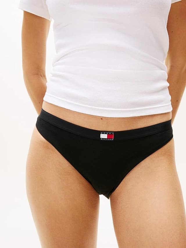 Detalle de Tommy Hilfiger Breve Donna: stile iconico e vestibilità comoda per tutti i giorni