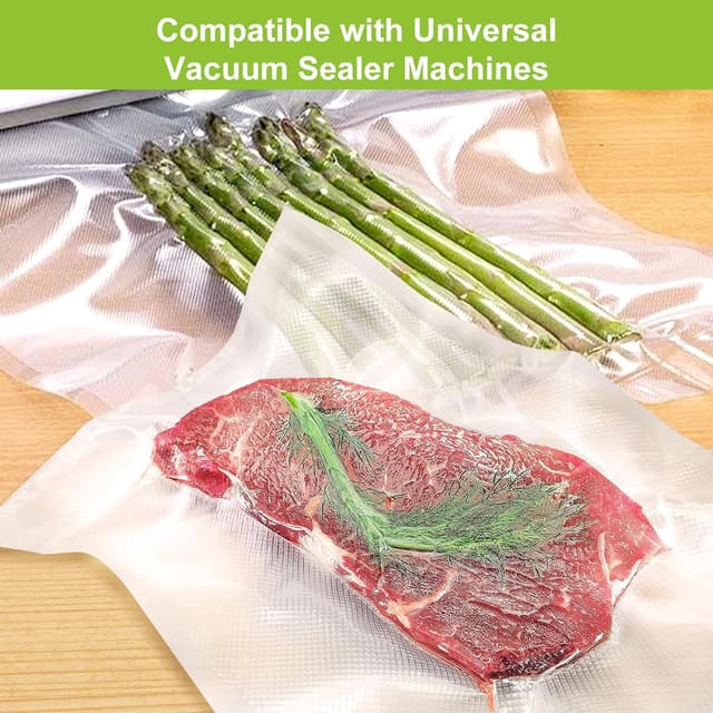 Thumbnail 5 de Bonsenkitchen Bolsas de Vacío Reutilizables 🍽️, 100 Unidades, 28x40 cm