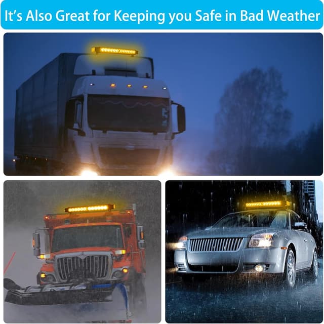 Thumbnail 6 de eSynic flashing beacon light bar 14.4in