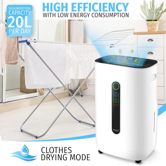 Detalle 2 de Nyxi 20L/Day Dehumidifier with 6.5L Tank