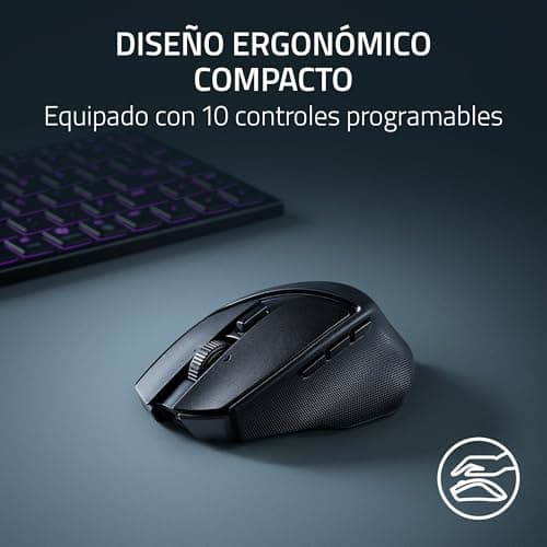 Detalle 2 de Razer Basilisk Mobile ratón inalámbrico 105 h