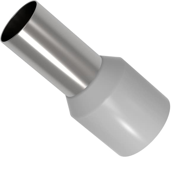 Detalle de AUPROTEC puntalini isolati con imbuto 0,34–50 mm² (terminali a bussola) marrone da 25 mm², 10 pezzi