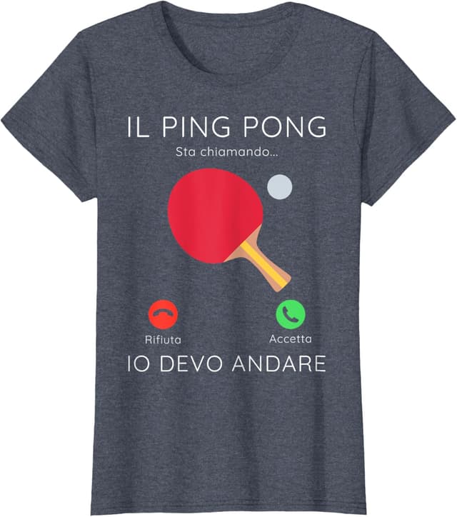 Thumbnail 6 de Maglietta ping pong con frase divertente