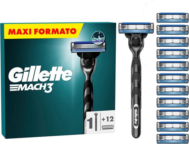 Imagen de Gillette Mach3 Regolabarba 12 lamette en OfertitasTOP