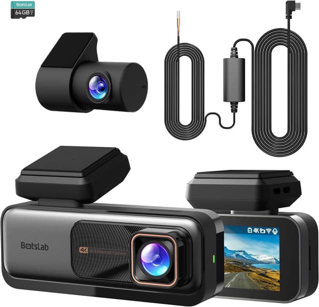 Detalle de BOTSLAB 4K Dash CAM Delantera y Trasera