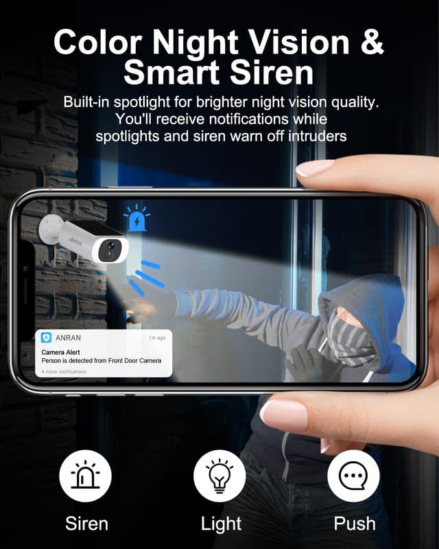 Thumbnail 3 de ANRAN C3 2K solar battery security camera