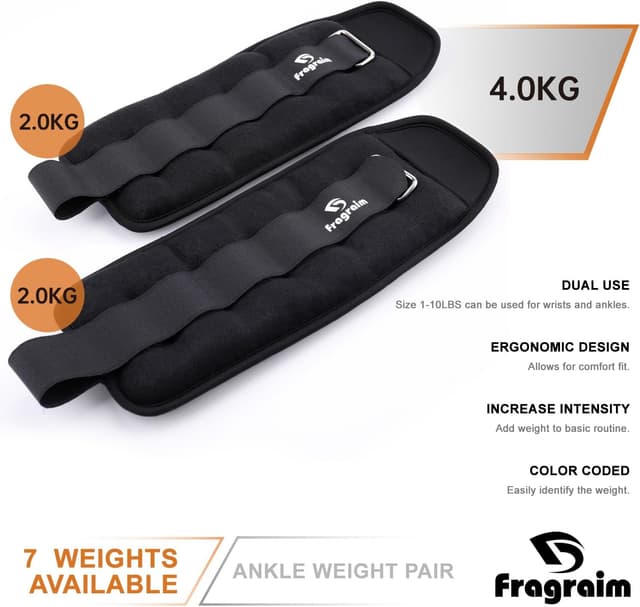 Thumbnail 2 de Fragraim Ankle Weights 1–10 kg pair