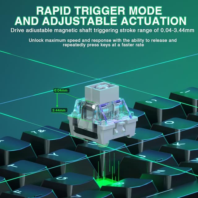 Thumbnail 4 de Aula WIN60 HE mechanical keyboard 8000Hz