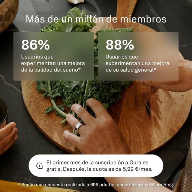 Thumbnail 6 de OURA Ring 4 Silver Talla 10 💤🧠 Monitoriza sueño y estrés