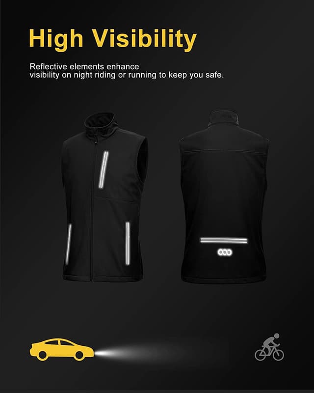 Detalle 2 de Leichte Softshell Laufweste 10000 mm