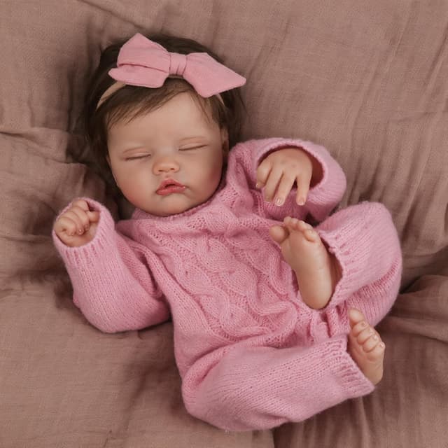 Detalle 2 de WOOROY 18-Inch Realistic Reborn Baby Doll