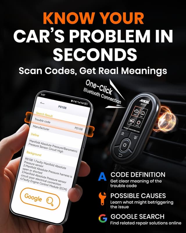 Thumbnail 6 de ANCEL BD310 OBD2 Scanner with Bluetooth 1996+