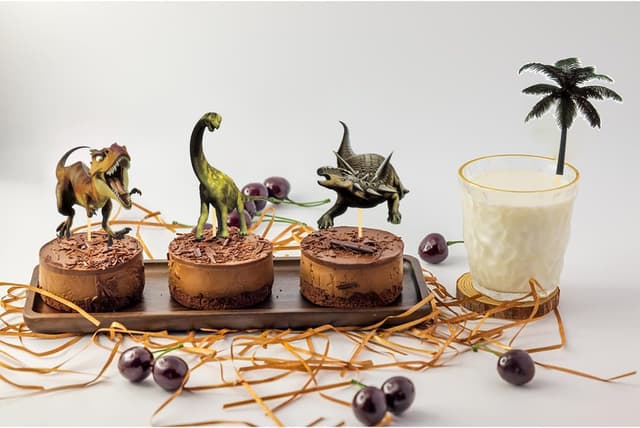 Thumbnail 4 de Dinosaur cupcake toppers kit 31pcs