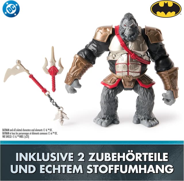 Detalle 2 de DC Comics Batman Ninja Gorilla Grodd Deluxe Action-Figur (15 cm) mit Battle Moves