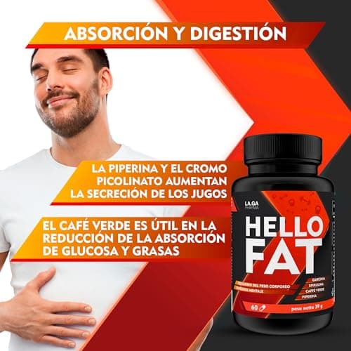 Thumbnail 5 de HELLO FAT Quemagrasas 60 pastillas