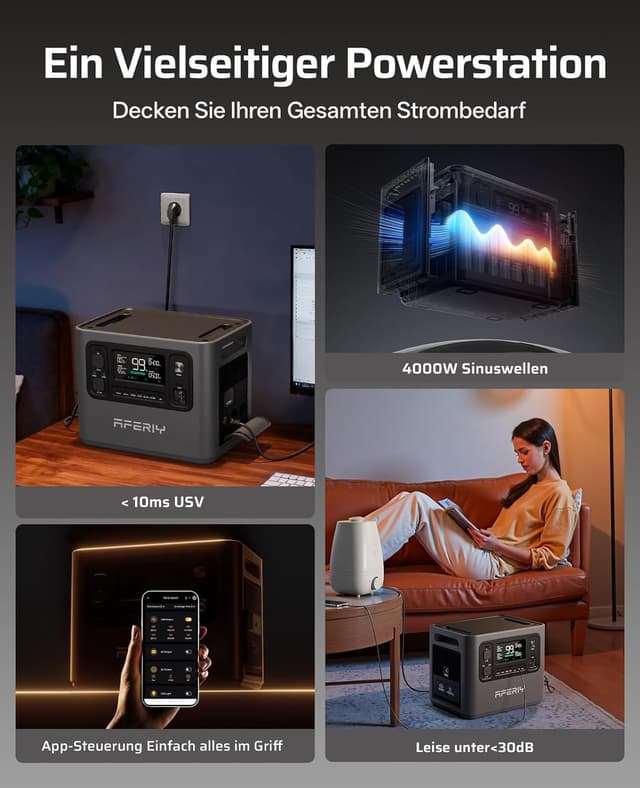 Thumbnail 5 de AFERIY P280 2048Wh Powerstation