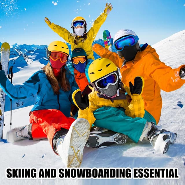 Thumbnail 6 de Beehow Balaclava Ski Mask Cover for Windproof Warmth