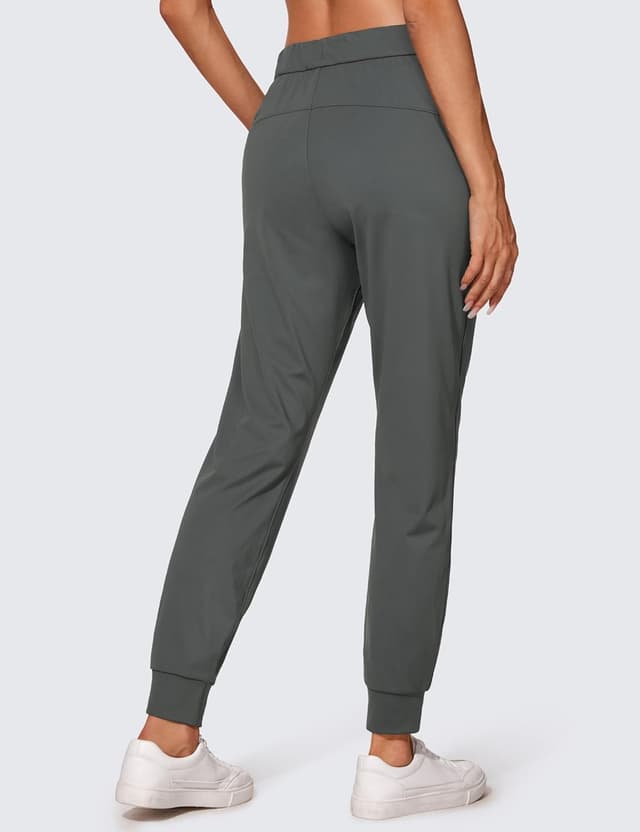 Detalle de CRZ YOGA da donna: pantaloni da jogging con coulisse, tessuto elasticizzato 4 vie e tasche laterali