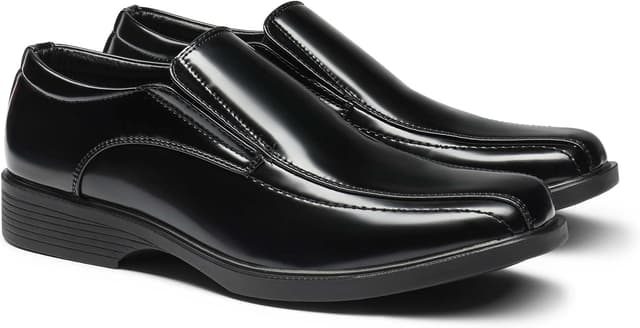 Detalle 2 de Bruno Marc Men’s Square Toe Dress Loafers (Slip-On Formal Shoes)