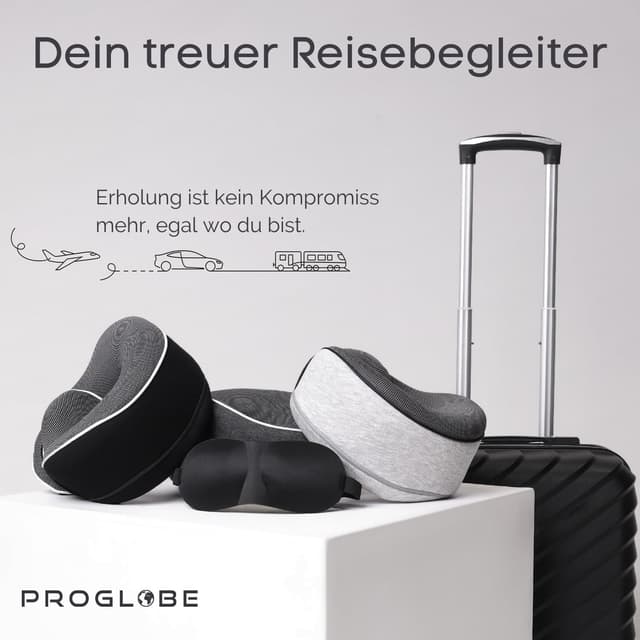 Thumbnail 6 de Proglobe Nackenkissen Flugzeug 100% Memory Foam