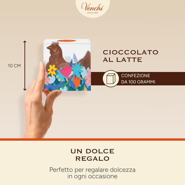 Detalle 2 de Chioccia di cioccolato Venchi 100 g