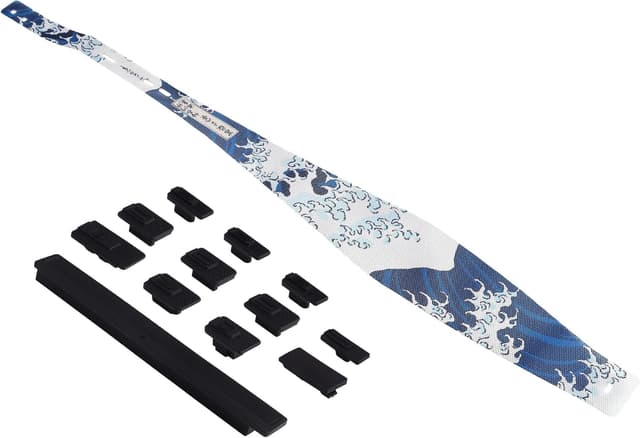 Detalle de playvital 12 in-1 Dust Cover Kit for PS5 Slim (Disc & Digital) — anti-dust net and silicone port plugs