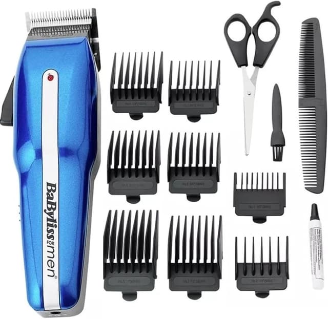Detalle de BaByliss PowerLight Pro Clipper 7498CU – Cordless or corded men’s hair clipper with 8 guides