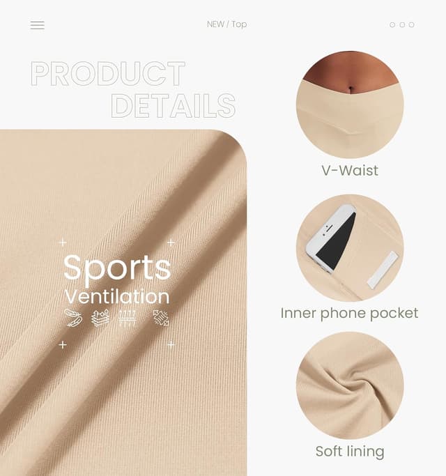 Detalle de VUTRU Damen Tennisrock mit Rose-Layer und Skort-Design – Activewear für Sport, Golf & Running