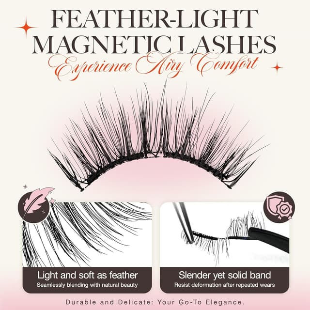 Thumbnail 6 de LASHVIEW Aurora Magnetic Eyelashes (Reusable Soft Magnetic Lashes Kit, No-Glue) A02