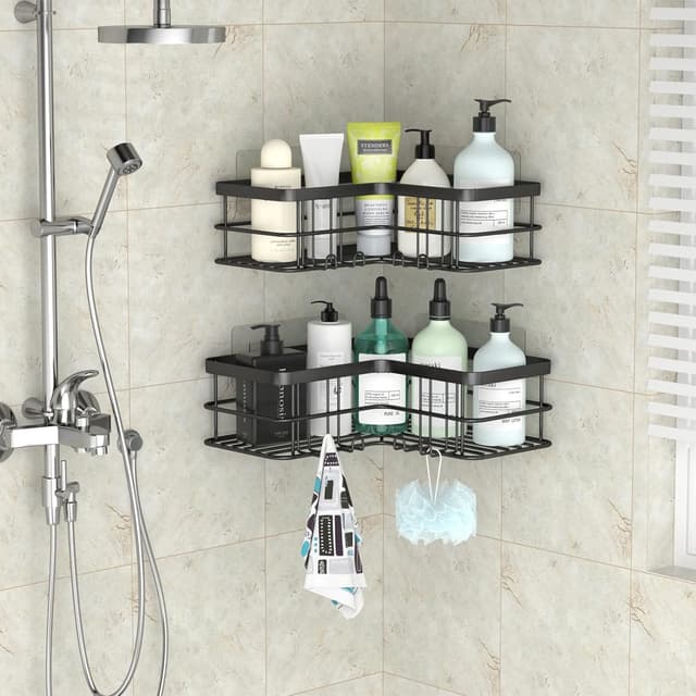 Detalle 2 de Yazoni Corner Shower Caddy 30 lb