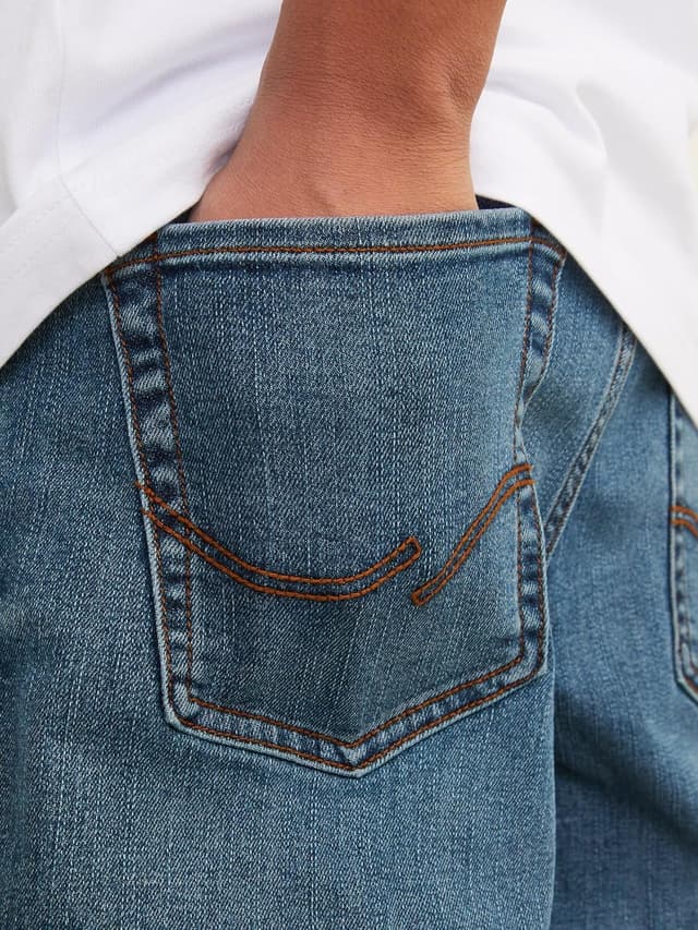Detalle 2 de JACK & JONES JJICLARK JOS 278 : jean coupe regular à taille mi-haute