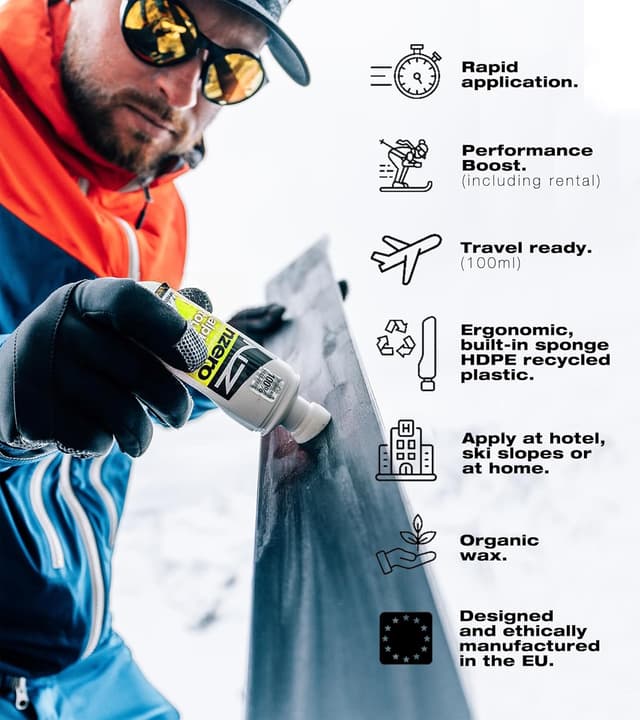 Detalle 2 de N-ZERO NZEROWAX Sciolina Organica 100% vegetale con applicatore universale, 100 ml