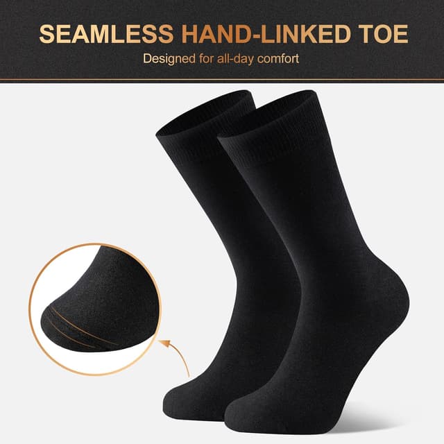 Detalle de Cirorld chaussettes homme en coton (lot de 6/10 paires) avec coffret cadeau