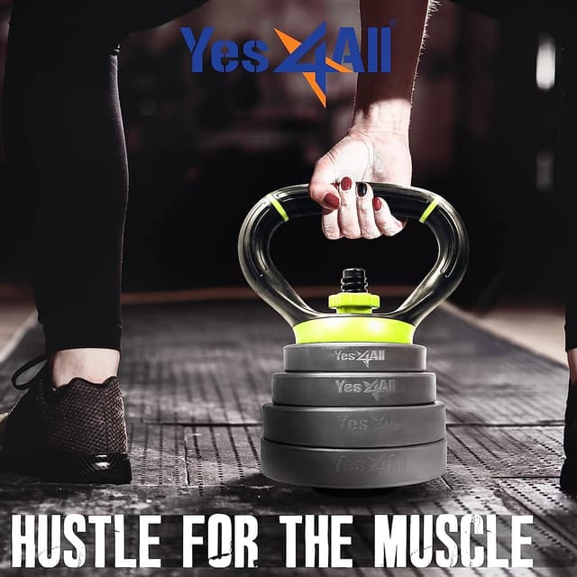 Thumbnail 6 de Yes4All impugnatura regolabile per kettlebell: convertitore di piastre di peso