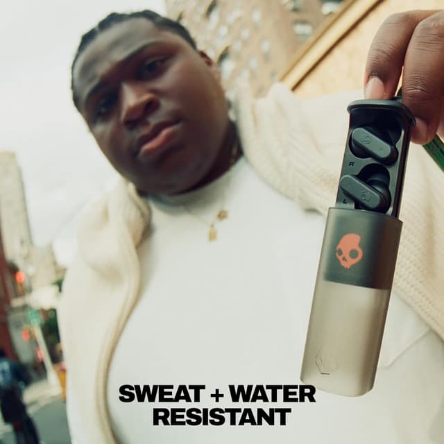 Detalle 2 de Skullcandy Dime Evo Wireless Earbuds (True Black) with Up to 36 Hours Battery and Rapid Charge