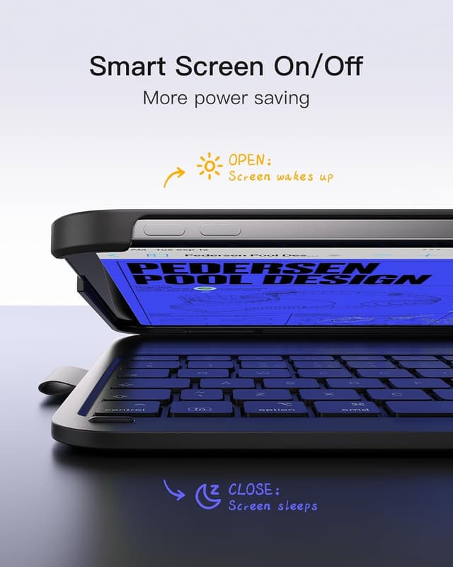 Detalle de Inateck Ultralight Keyboard Case (BK2007) for iPad 10th Gen 2022 and selected iPad Air/Pro models