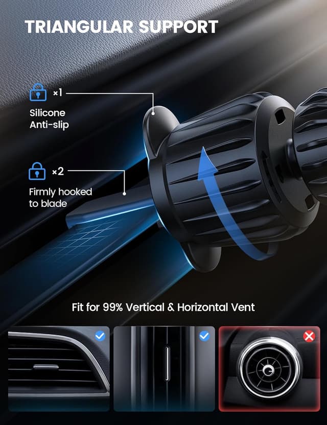 Detalle 2 de Lamicall Magnetic Car Phone Holder 2025