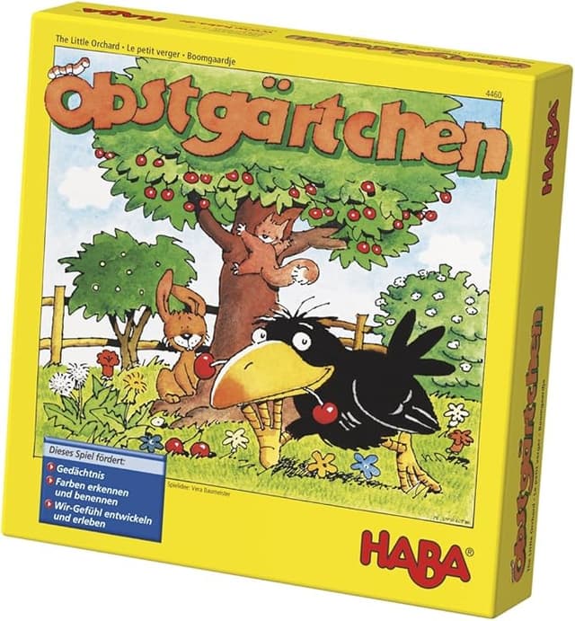 Detalle de Haba 4460 Obstgärtchen 🌱 Juego infantil de atención