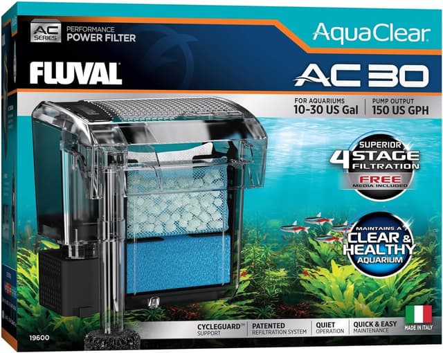 Thumbnail 5 de Fluval Lot de 3 filtres à dos AquaClear AC20/AC30